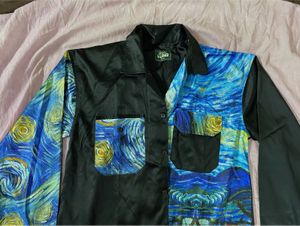 Van Gogh Button Up