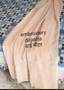 Gerorget Embroidery Full Suit Piece With Dupatta