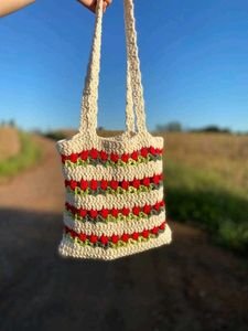 Handmade Crochet Tote Bag