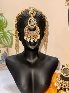 Green Kundan Bridal Set