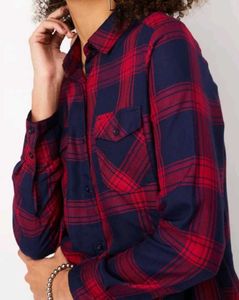 Max Regular Fit Checked Shirt For Womens