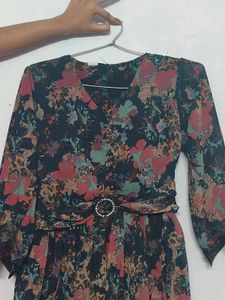 Floral Print Dress
