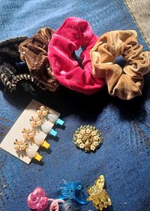 Hair Accessories Combo 🎀🌷