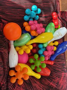 Kids bowling set with star link puzzles