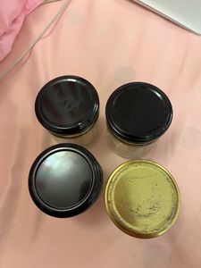 Set Of 4 Glass Jar