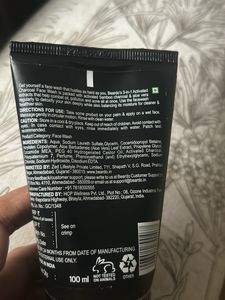 Beardo Activated Charcoal Facewash- 100 ml