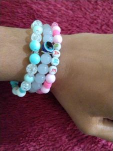 Beaded Bracelet Set (One With Your Name)