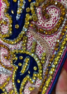 Gorgeous Pink Embellished Saree