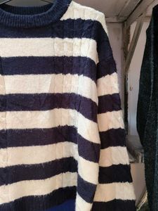 Striped Knit Sweater