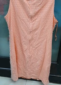 Beaded Sleeveless Dress -  M Size