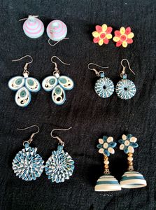 Quilling Earrings - 9 Set