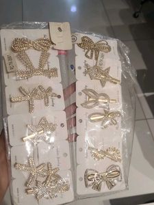 Sparkly Hair Clip Set Of 12