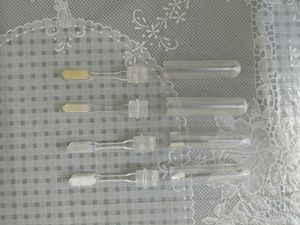 Travel toothbrushes with a case
