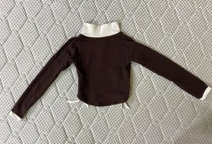 Dark-Brown Crop Top🤎