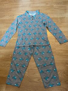Whale Print Pajama Set