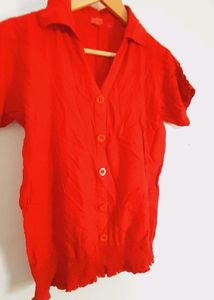 Red Cotton  Top (Women&#39;s)