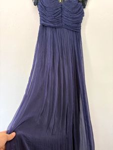 Designer Blue Maxi Dress