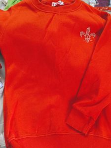 Vintage Red Crewneck Sweatshirt
