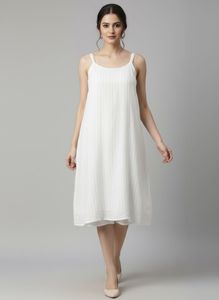 White Slip Dress