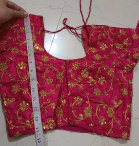 Pink Embroidered Blouse