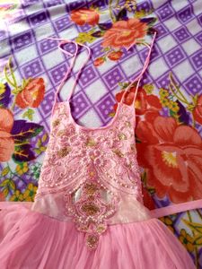 pink gown for girls 🩷