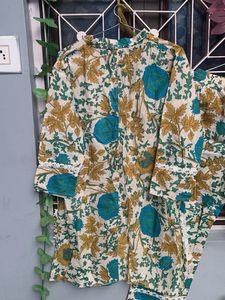 Floral Print Pajama Set