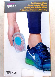 Tynor Heel Cushion Silicon, L, Pack of 2, SILICON