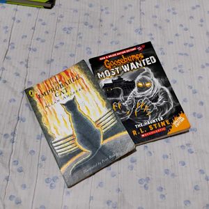 Goosebumps & Improbable Cat Book Set