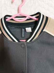 H&amp;M Color Block Varsity Baseball Jacket