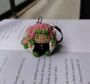 Mitsuri &amp; Iguru crochet Keychains