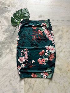 Floral Print Skirt
