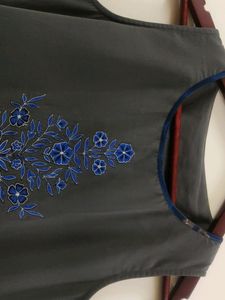Cutsleeves Embroidered Kurta