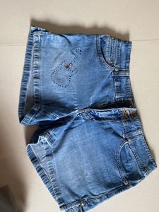 Super Combo Of 2 Trendy Denim Shorts