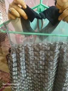 Korean Crochet Top-Dark Silver Stylish Collar