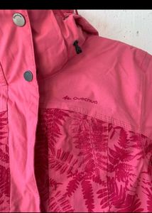 Pink Patterned Outdoor Jacket
