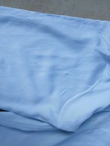 Light Blue Relaxed Fit Casual Pants