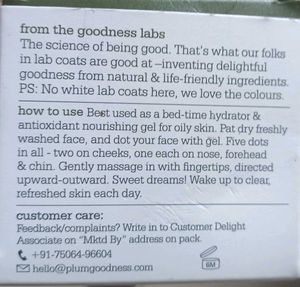 Plum Green Tea Night Gel