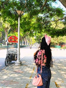 Floral Mesh Top &amp; Sleeves