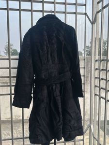 Elegant Black Trench Coat