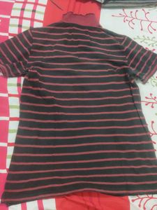 WrognStriped Polo T-Shirt