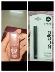 Zudio Lip Tint And Eyeliner Combo