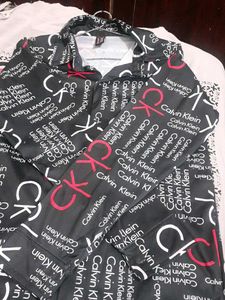 CK All-Over Print Button-Down