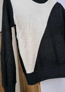Black &amp; White Sweater