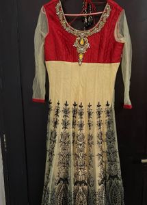 Aug Sale Anarkali Style Ethnic Lehnga Dress