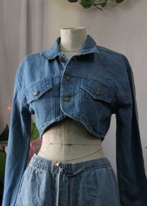Denim Croped Jacket