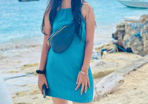 Blue Mini Dress