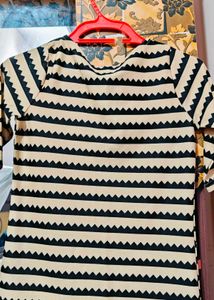 Zigzag Print Top