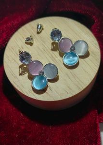Cute Stone Drop Earrings