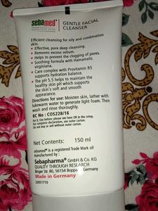 sebamed facial cleanser