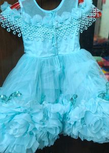 Cute Blue Party Dress